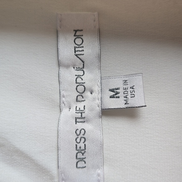 Dress The Population Zoe Sequin Cap Sleeve Mini Dress-Size Medium - Picture 9 of 17